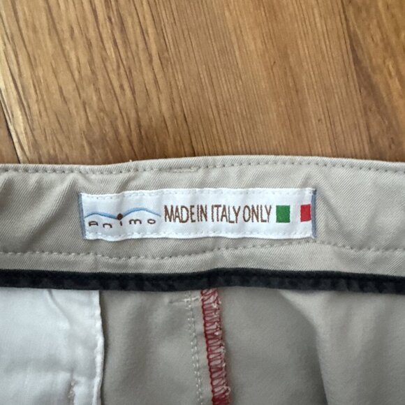 Animo Made in Italy Girls Riding Pants Beige Size 11 - Picture 4 of 9